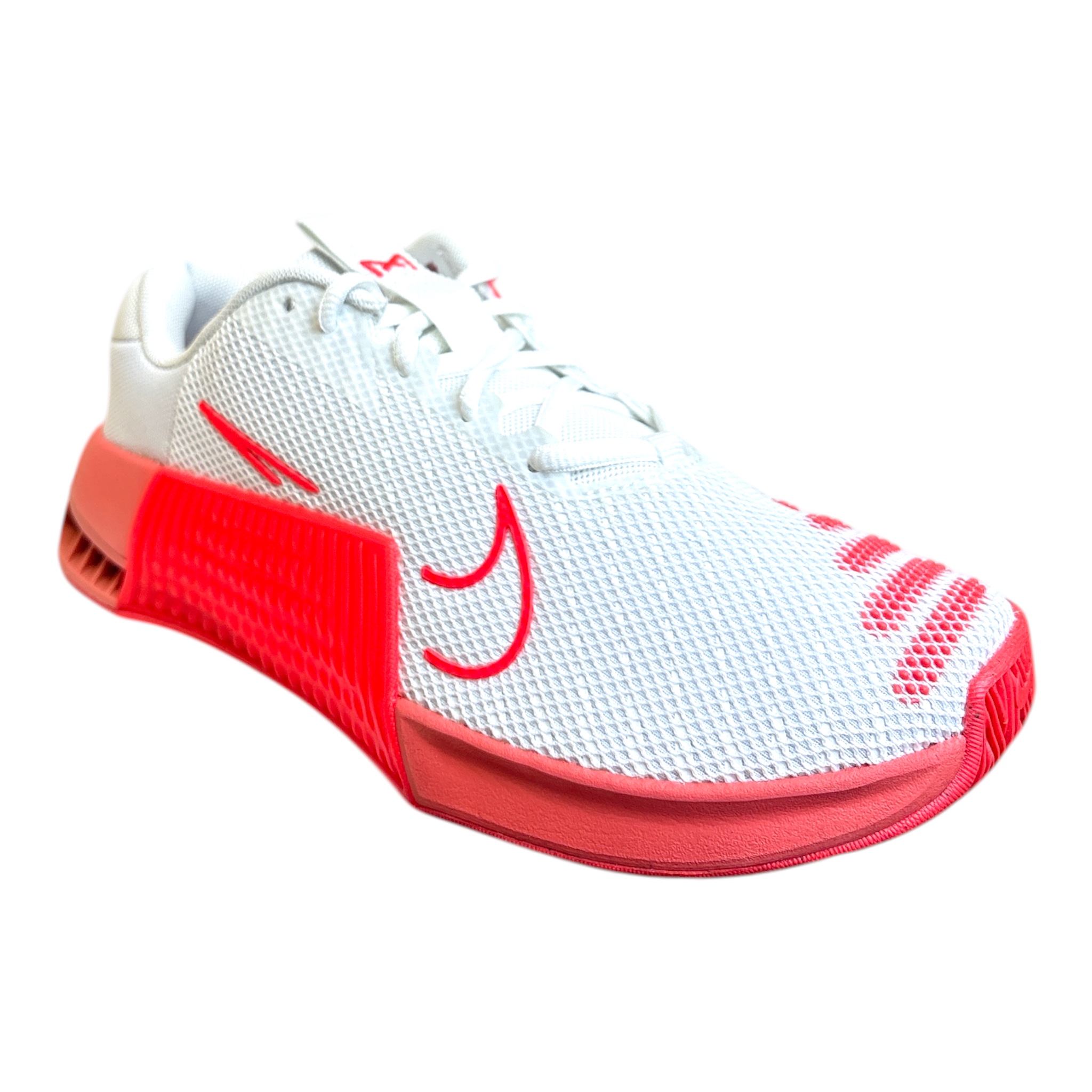 Nike Metcon 9 White/Brt Crimson-Magic Ember - Image 3