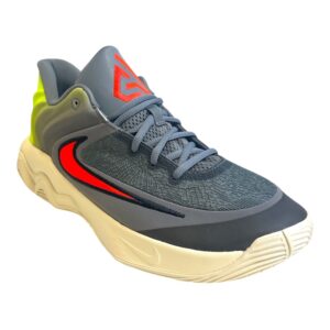 Nike Giannis Immortality 4 Cool Grey/Total Crimson-Volt